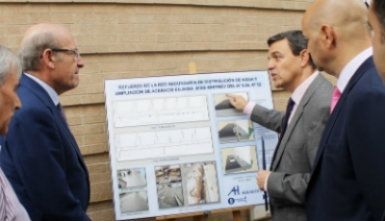 Aguas de Huelva amplía la capacidad de suministro para los vecinos de Miss Whitney