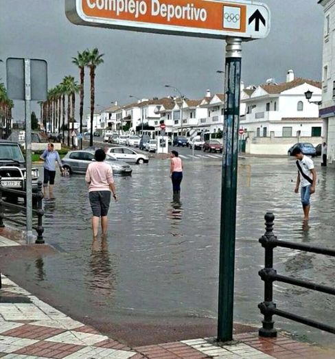 Registradas una decena de incidencias por lluvias en Cartaya, Calañas, Isla Cristina y Lepe