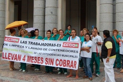 Las plantillas de Volconsa y Soldene mantendrán sus protestas en Colombinas