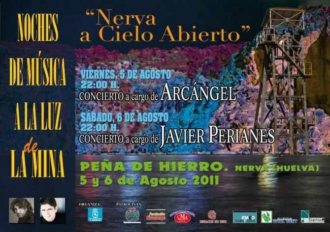 Arcángel y Javier Perianes actuarán en Nerva este fin de semana