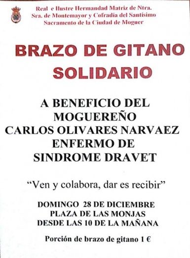 Brazo de gitano solidario a beneficio del moguereño Carlos Olivares Narváez