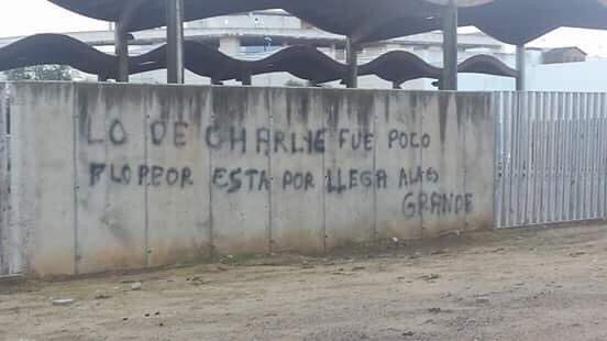 Investigan una pintada en Lepe con el mensaje 'lo de Charlie Hebdo fue poco, lo peor está por llegar'
