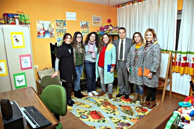 Aguas de Huelva conoce de primera mano la labor realizada por el Aula de Atención Temprana de Asprodesordos