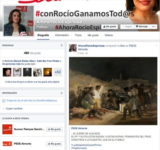 El PSOE de Almonte compara al PP con un pelotón de fusilamiento