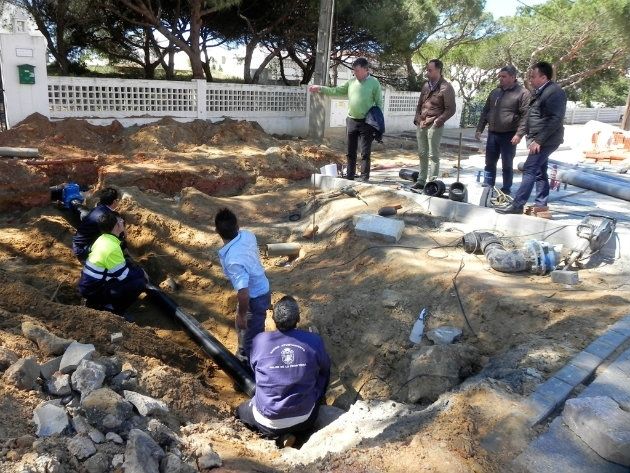 Las obras de la Avenida Conquistadores en Mazagón 'estarán terminadas 'en verano'