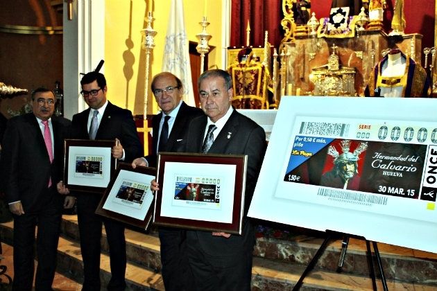 La ONCE dedica la imagen de su cupón del 30 de marzo al Cristo de la Hermandad del Calvario
