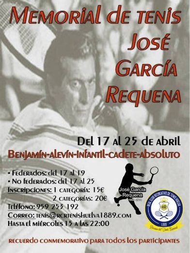 Abierto la inscripción para el Memorial 'José García Requena'