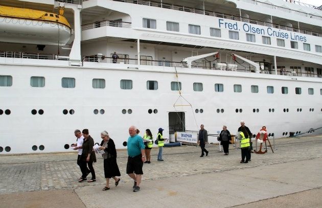 Los integrantes del crucero 'Braemar' conocen parte de las potencialidades turísticas de Huelva