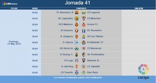 El Osasuna-Recre y el Recre-Barça B se jugarán en domingo a las 18.00 horas