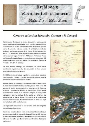Galaroza bucea en su archivo histórico