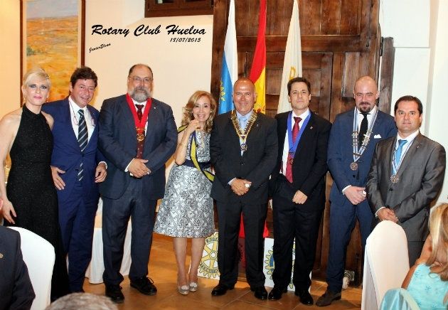 El teniente coronel comandante militar de Huelva, Salvador Rosell, elegido presidente del Rotary Club de Huelva