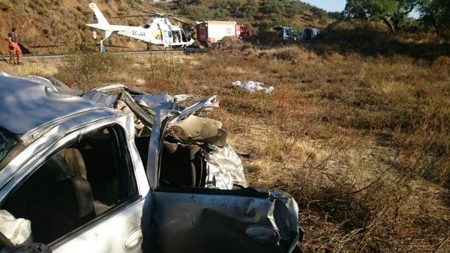Fallece un hombre de 35 años en un accidente de tráfico en la carretera A-461
