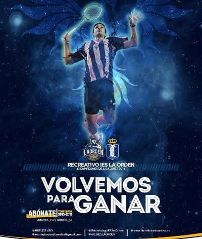 El IES La Orden lanza su campaña de abonados con el eslogan 'Volvemos para ganar'