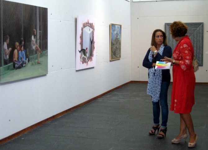 La exposición del cuarto premio UNIA de Pintura, en el Centro Cultural
