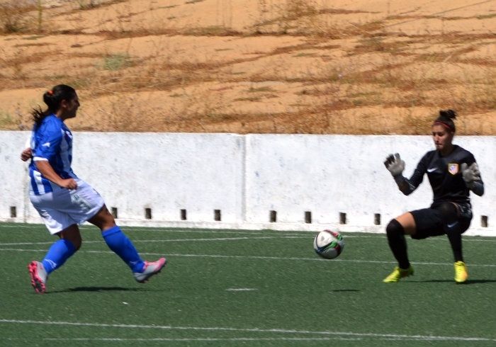 El Sporting planta cara al Atlético Féminas (1-1)