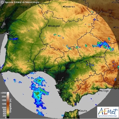 Las lluvias continuarán esta tarde y noche y desaparecerán mañana