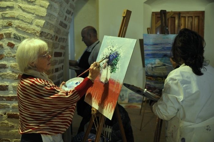 Taller de pintura 'La Escalera' en la ermita de San Sebastián de Ayamonte