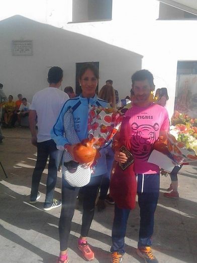 Victorias de Manuel Romero y Lidia Rodríguez en Galaroza