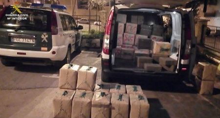 Detenido un vecino de Aljaraque con 1.500 kilos de hachís en su furgoneta