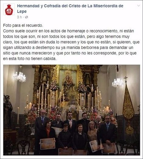 Runrún: Falsa misericordia en Lepe