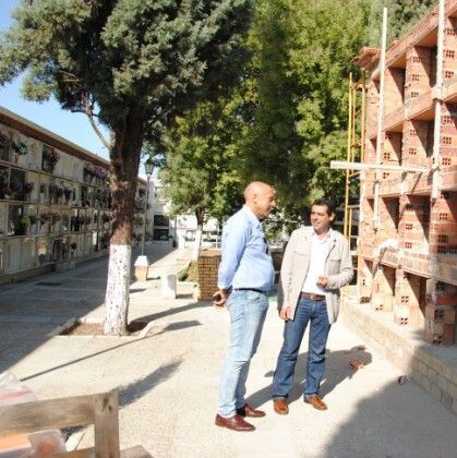 Obras en el cementerio de San Juan del Puerto