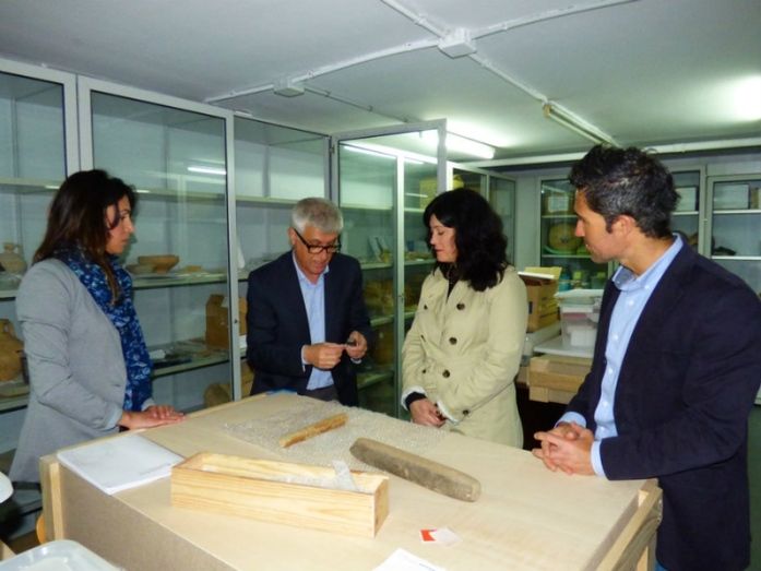 El Museo incorpora a sus fondos un betilo hallado en el yacimiento  de Tejada la Vieja