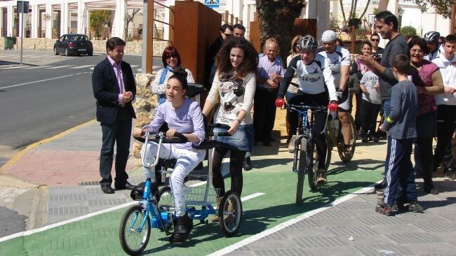 Gibraleón inaugura un carril bici por la Vía Verde