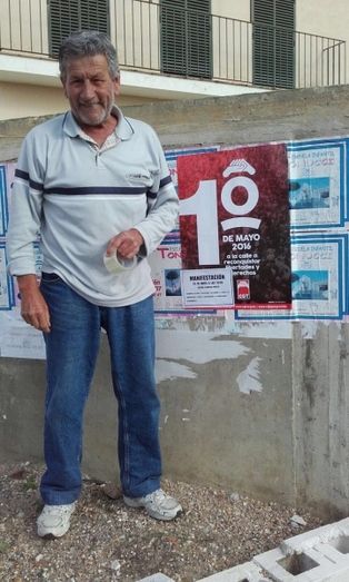 Fallece el sindicalista Antonio Páez a causa de un ataque al corazón mientras se manifestaba ante el Ayuntamiento