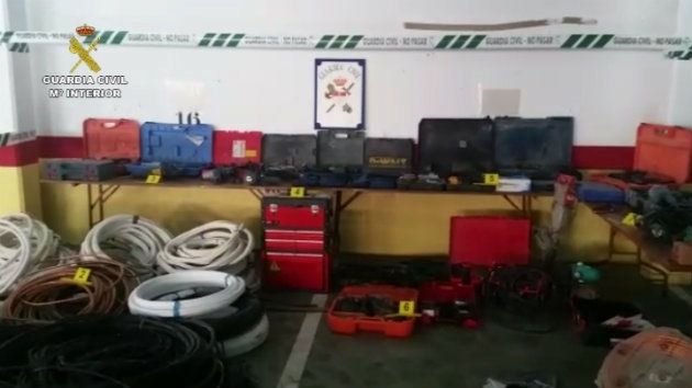 Detenidos 9 integrantes de un grupo criminal que actuaba en 14 provincias españolas, entre ellas Huelva