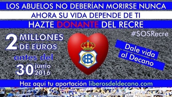 Los responsables de prensa del Recre dicen que Comas no los ha amenazado pero que no les da permiso para la campaña de salvación