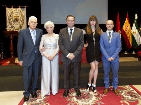 Pepa Charro, Martín Cera, Basilio Pérez y Rosario García, Medallas de La Palma 2016