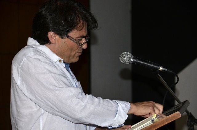Pedro Ojeda presenta su poemario 'Piel' en la Casa Grande de Ayamonte