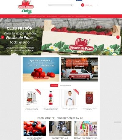 Fresón de Palos estrena su tienda 'on line'