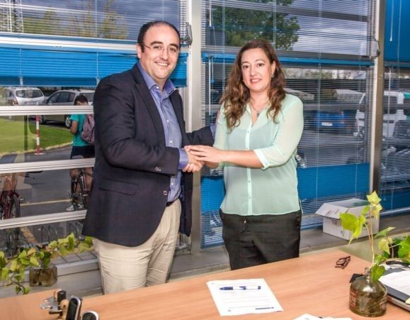 Aguas de Huelva renueva su convenio de colaboración con el Sporting Huelva