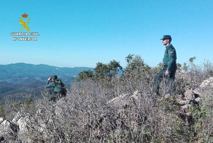 Rescatados cuatro senderistas perdidos en la Sierra con principio de hipotermia