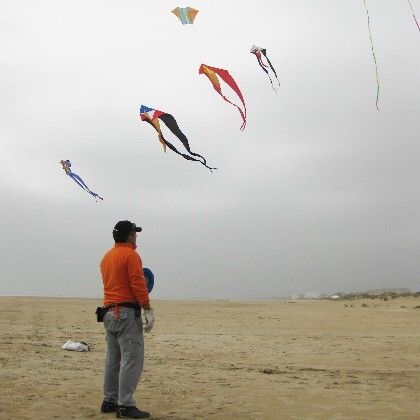 Prueba del Andaluz de Cometas en Punta