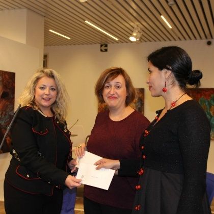 Amaranta Osorio e Itziar Pascual reciben el VII Premio Jesús Domínguez