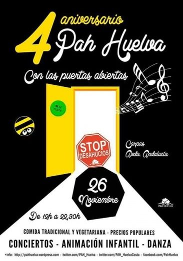 Huelva24.com, entre los galardonados por la PAH de Huelva en su gala cuarto aniversario