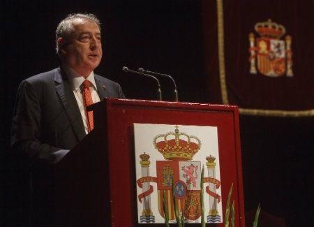 José Antonio Sánchez, presidente de RTVE, recoge el Premio Martín Alonso Pinzón