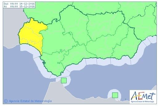 Vuelve el aviso amarillo por lluvias para la jornada de este miércoles