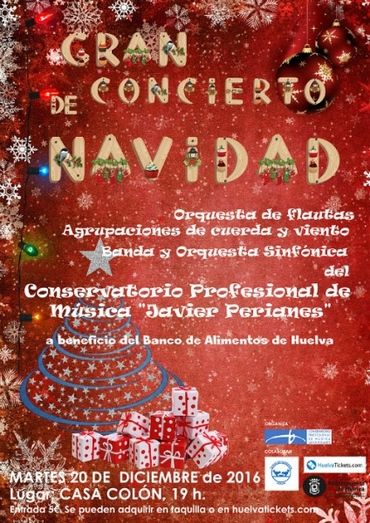 Concierto de Navidad a beneficio del Banco de Alimentos del Conservatorio Profesional de Música Javier Perianes