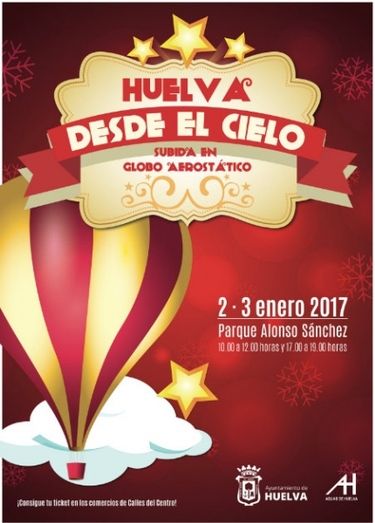 Los clientes de los comercios del Centro podrán subir gratis en un globo aerostático en el Parque Alonso Sánchez
