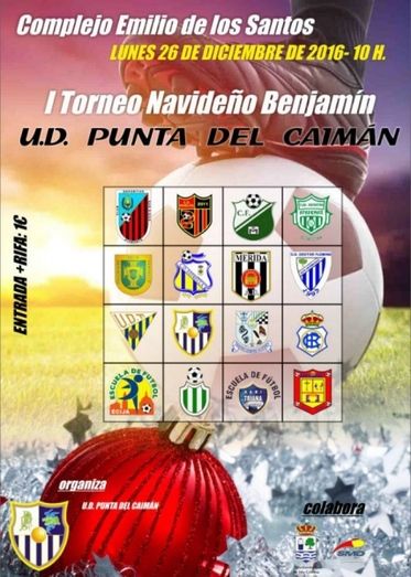 La UD Punta del Caimán organiza este lunes su I Torneo Navideño