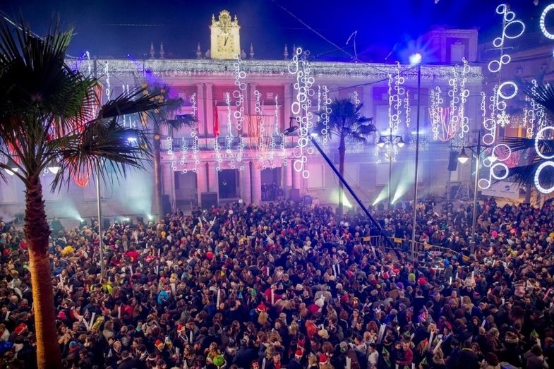 320.000 espectadores siguieron por Canal Sur las campanadas de Huelva, la mitad de la audiencia del año anterior