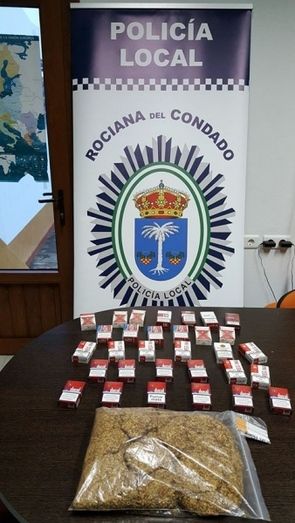 Incautan tabaco de contrabando en un conocido punto de venta de Rociana del Condado