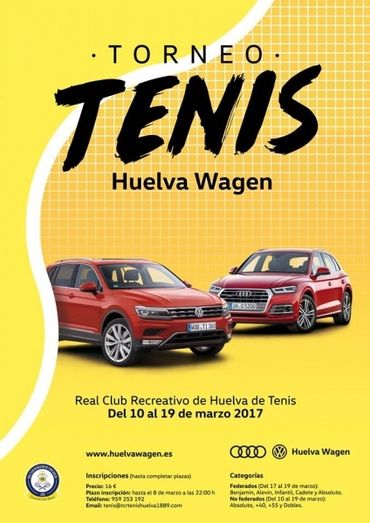 Abierto el plazo de inscripción para el Torneo Huelva Wagen