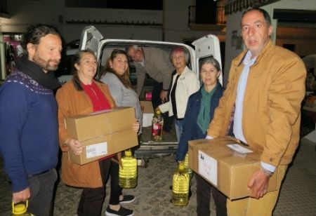 IU Cartaya entrega media tonelada de alimentos para los refugiados saharauis