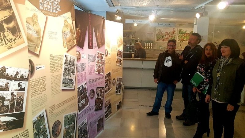 Una exposición del guionista belga de cómics Zidrou llega a la Biblioteca Provincial de Huelva