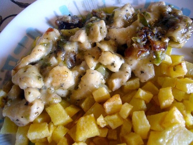 Cubitos de pollo a la cerveza