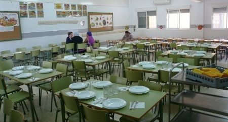 CSIF denuncia “la saturación” de los comedores escolares en la provincia onubense por falta de personal